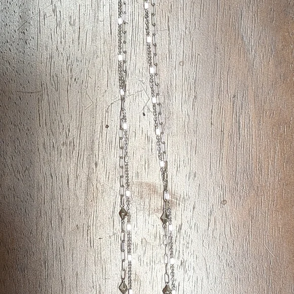 Kendra Scott Turquoise Silver Pendant Necklace - Picture 2 of 4